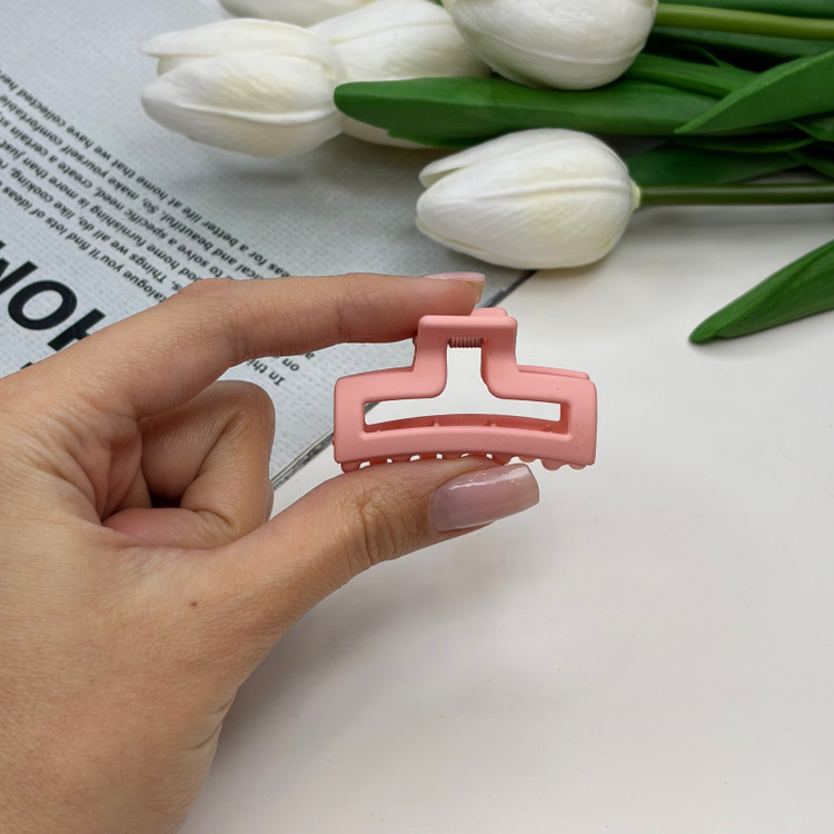 کلیپس مدل مستطیلی سایز کوچک رنگ مات4.5cm