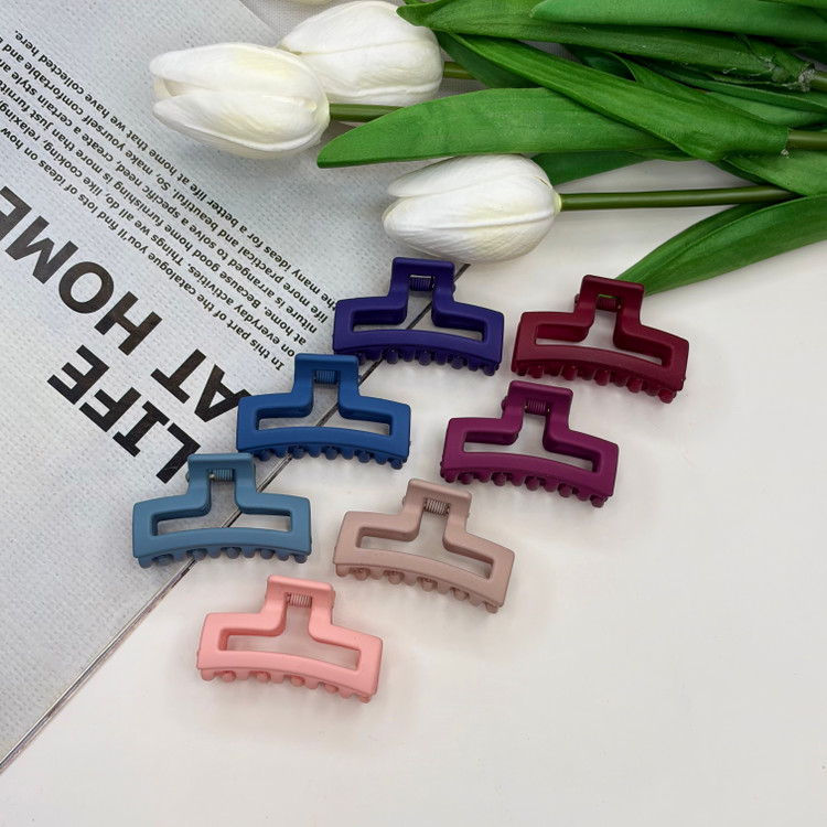 کلیپس مدل مستطیلی سایز کوچک رنگ مات4.5cm