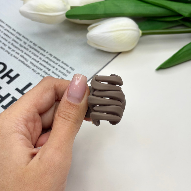 کلیپس مدل چنگکی سایز کوچک رنگ نود و مات3cm