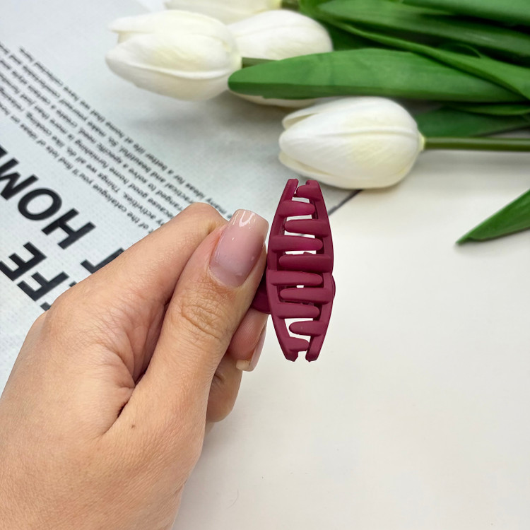 کلیپس مدل پاپیون سایز کوچک رنگی مات 4cm