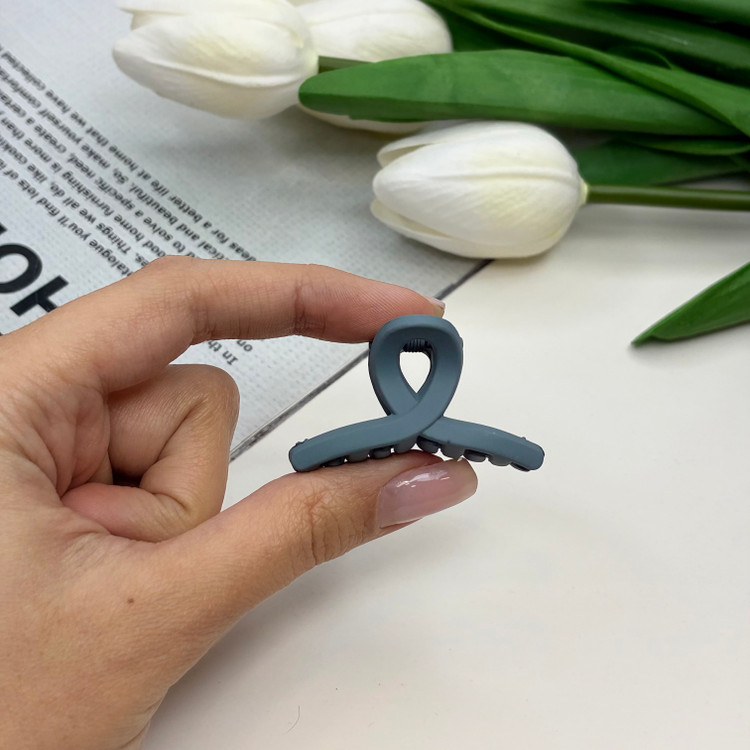 کلیپس مدل پاپیون سایز کوچک رنگی مات 4cm