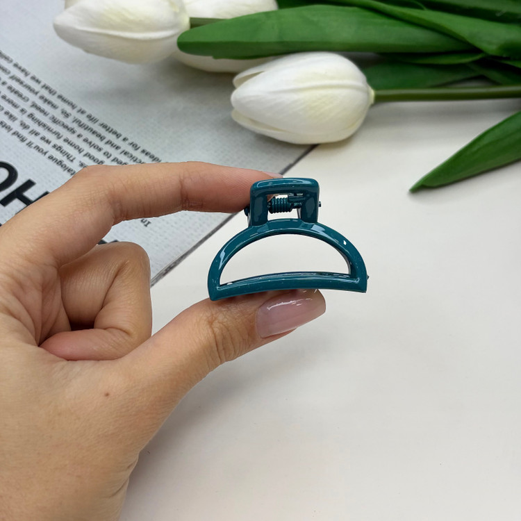 کلیپس مدل نیم دایره سایز کوچک رنگی براق4cm