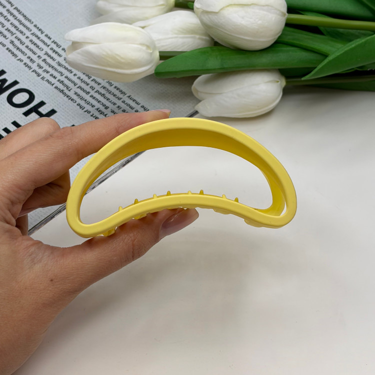 کلیپس مدل نیم دایره سایز بزرگ رنگی مات9cm