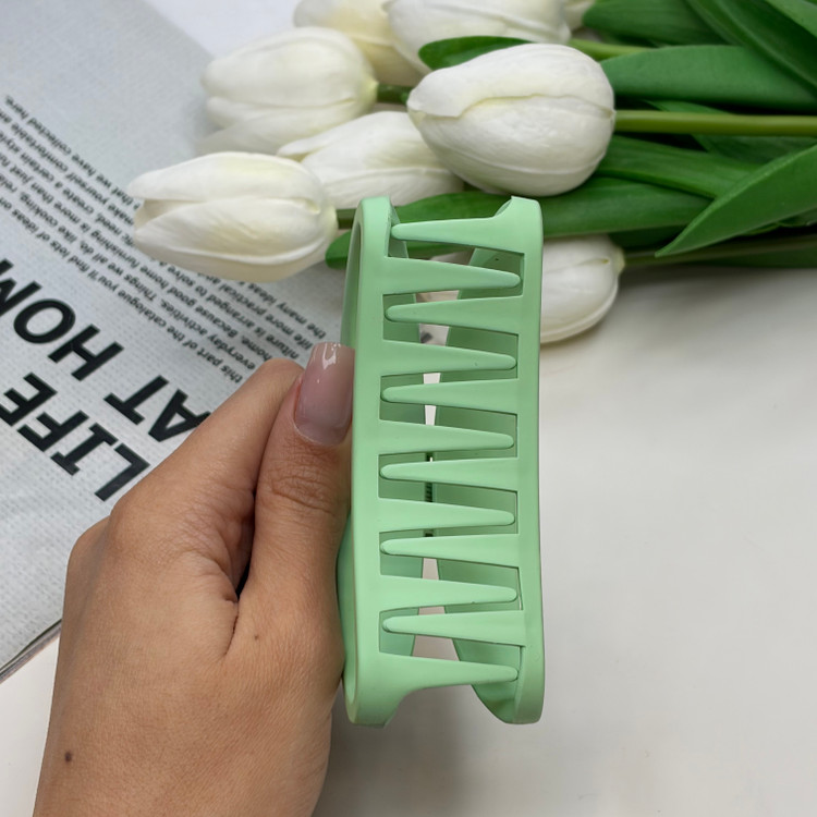 کلیپس مدل نیم دایره سایز بزرگ رنگی مات9cm