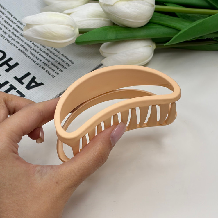 کلیپس مدل نیم دایره سایز بزرگ رنگی مات9cm