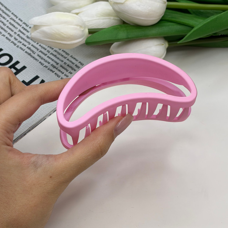 کلیپس مدل نیم دایره سایز بزرگ رنگی مات9cm