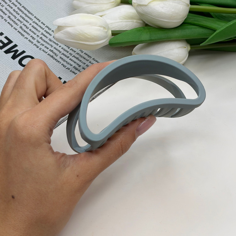 کلیپس مدل نیم دایره سایز بزرگ رنگی مات9cm