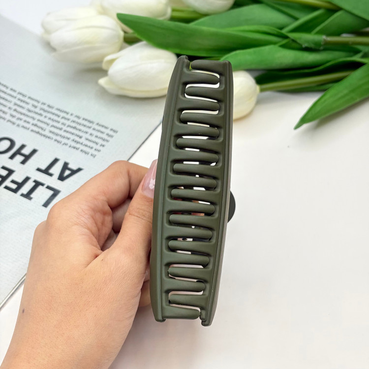 کلیپس مدل مثلثی سایز بزرگ رنگی مات11cm