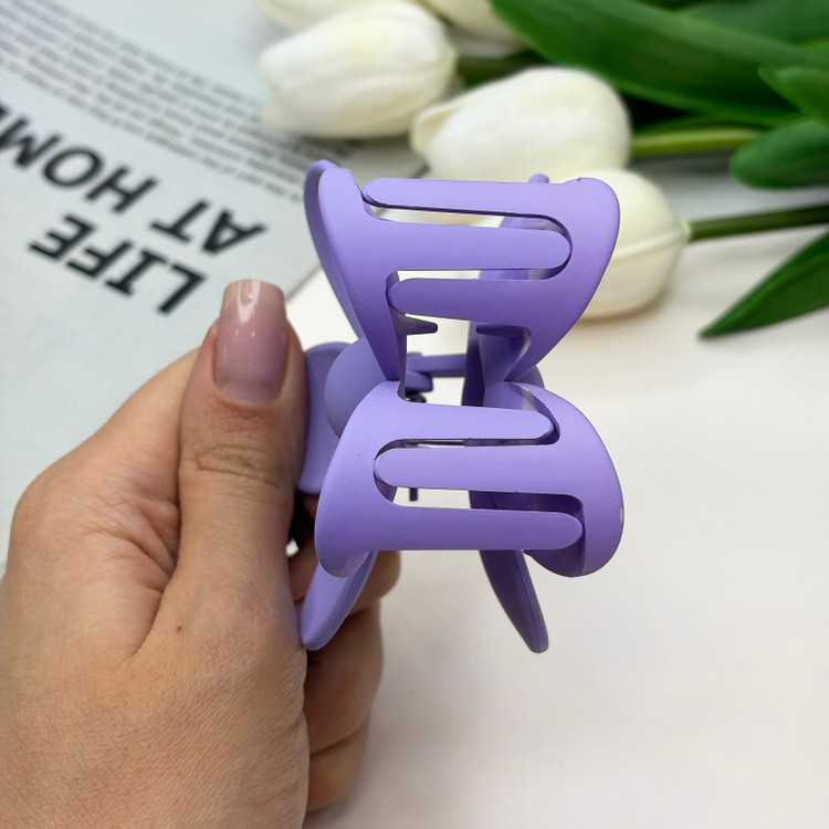 کلیپس طرح گل رنگی سایز بزرگ مات7cm