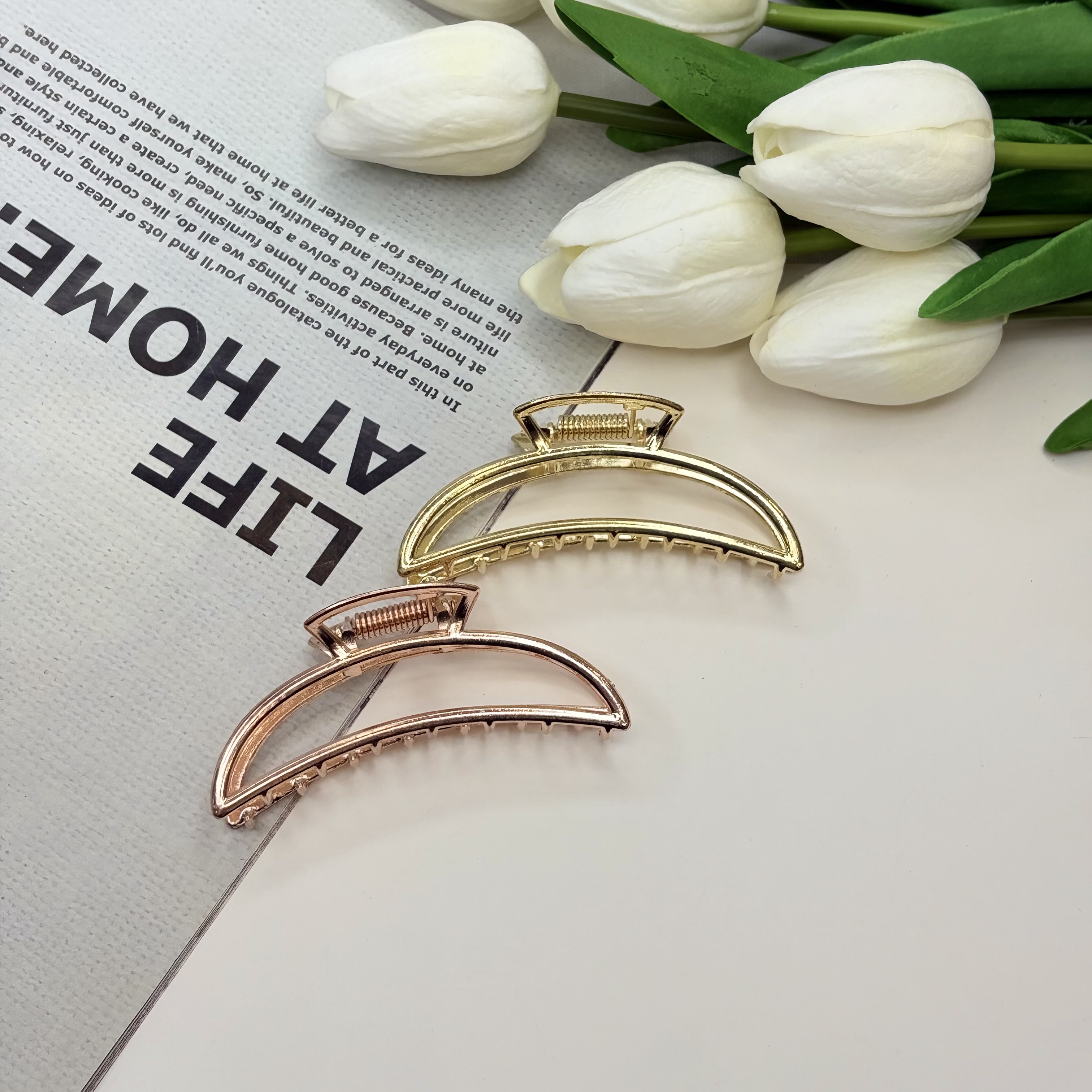 کلیپس فلزی طرح ماه10.5cm