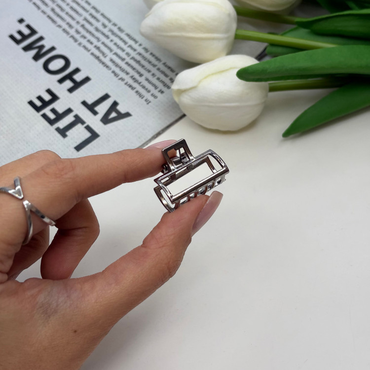 کلیپس فلزی طرح مستطیل سایز کوچک2.5cm