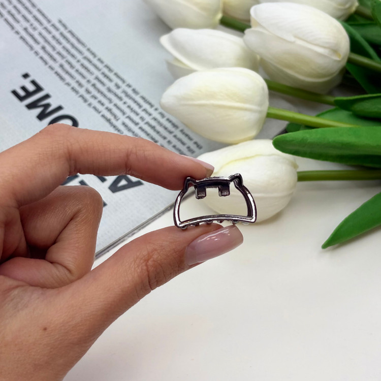 کلیپس فلزی طرح گربه سایز کوچک2.5cm