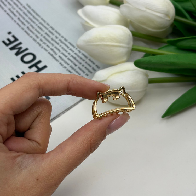 کلیپس فلزی طرح گربه سایز کوچک2.5cm
