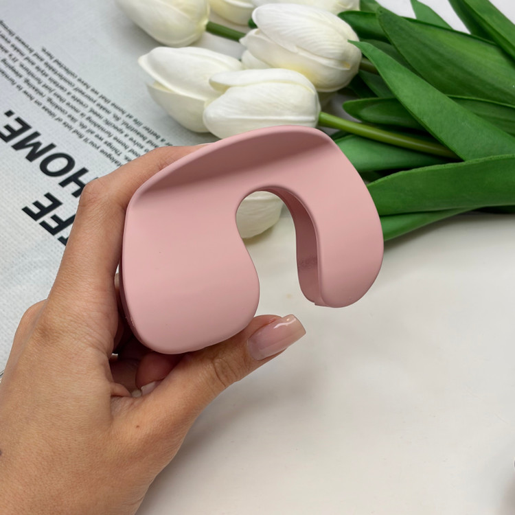 کلیپس مدل فیلی سایز بزرگ رنگی مات8.5cm