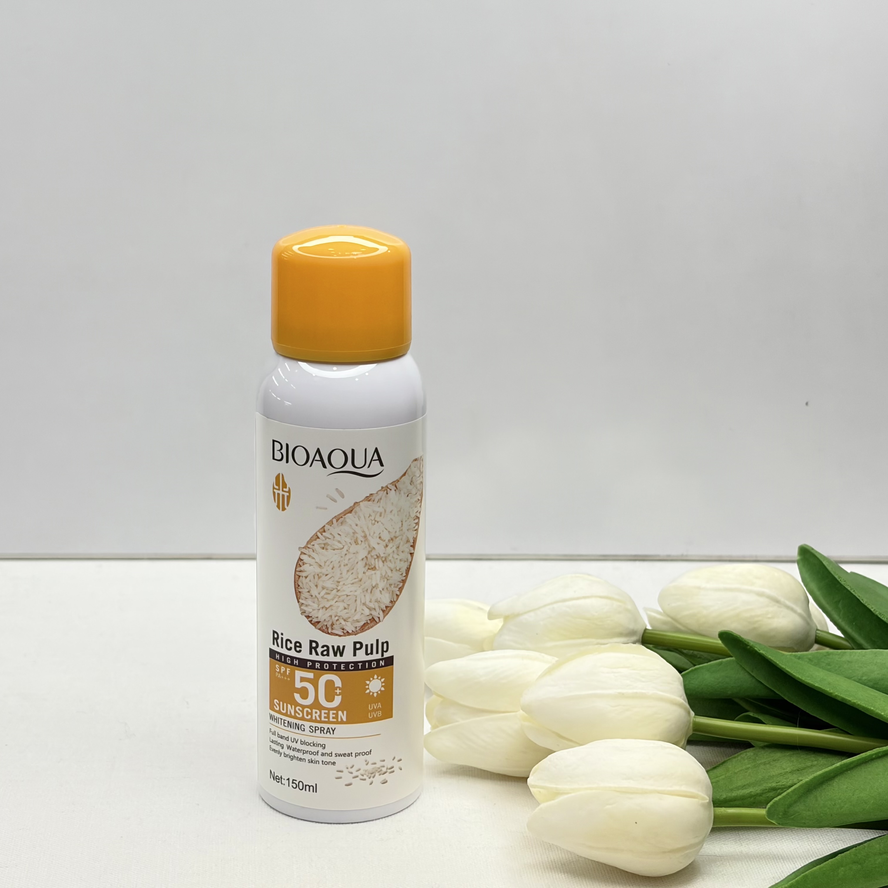 اسپری ضدآفتاب و سفید کننده پوست ۱۵۰میل حاوی عصاره برنج