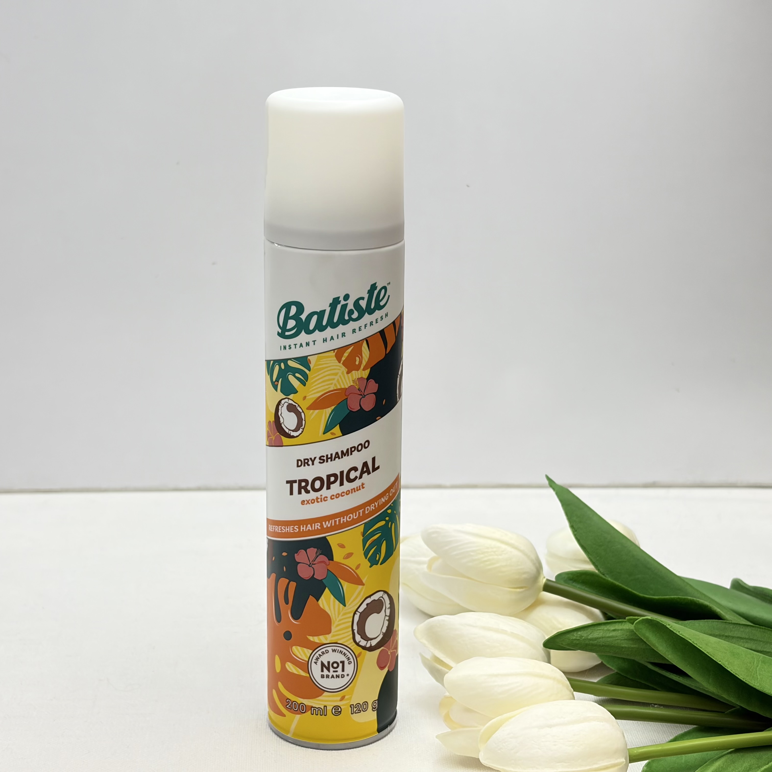 شامپو خشک رایحه تروپیکال ترکیب میوه ها