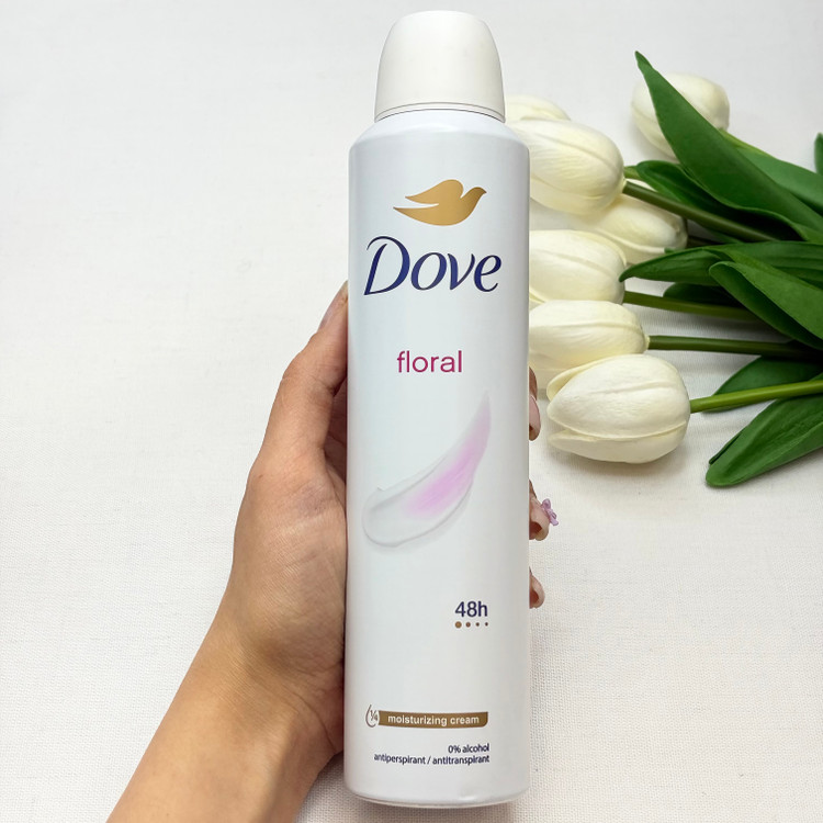 اسپری دئودرانت بدنfloralصورتی ماندگاری 48 ساعته اصلی