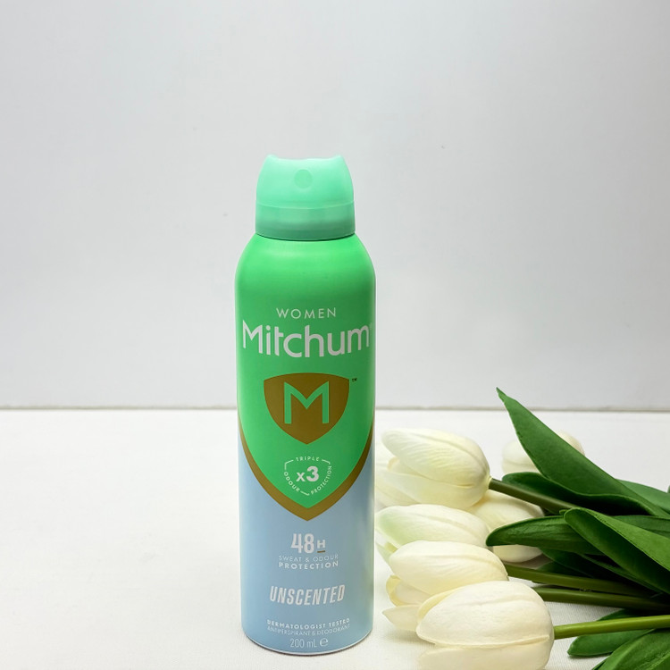اسپری دئودرانت بدن زنانه UNSCENTED سبز آبی ماندگاری 48 ساعته اصلی