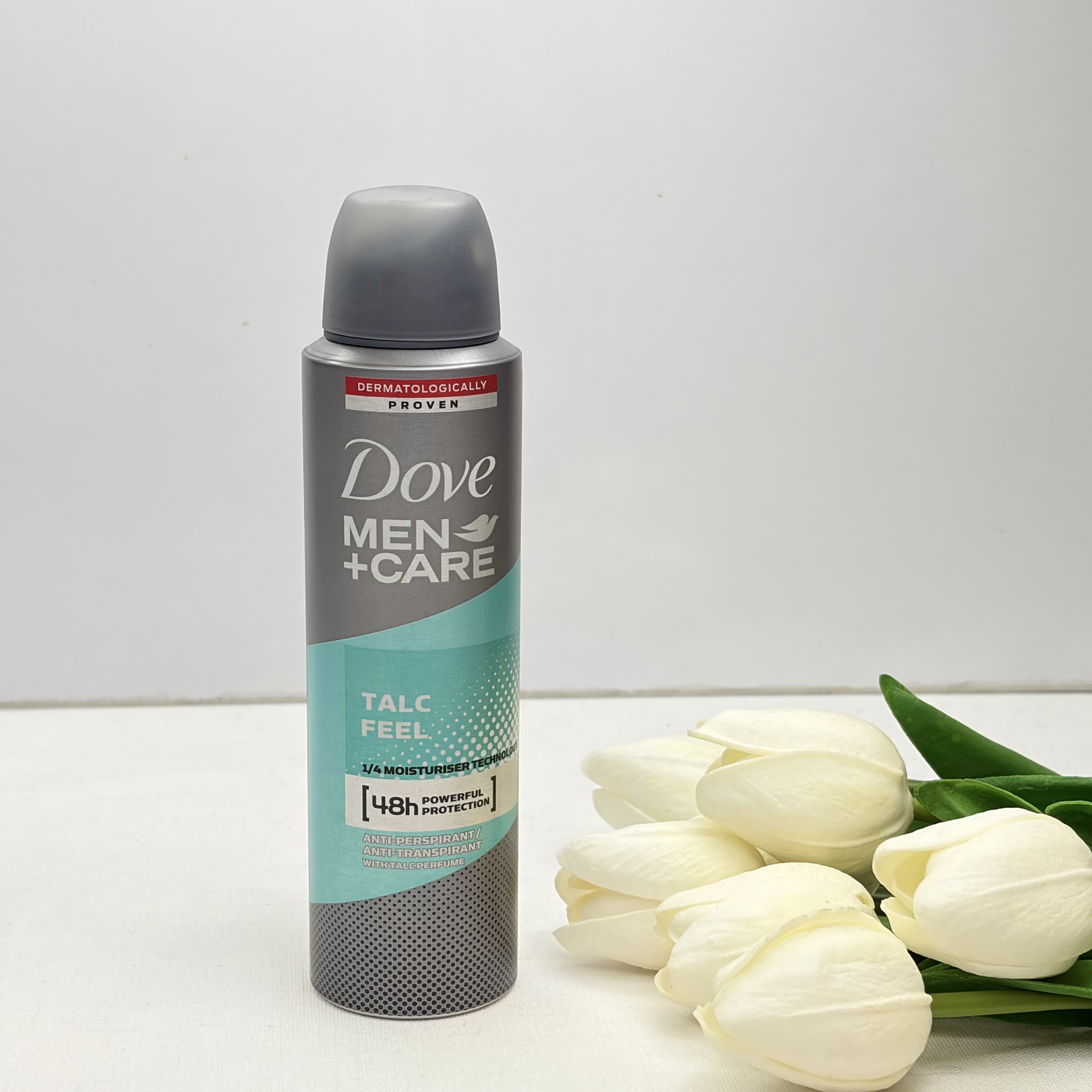 اسپری دئودرانت بدن مردانه TALC FEEL آبی ماندگاری 48 ساعته اصلی150میل