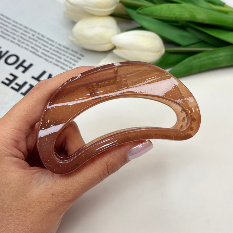 کلیپس نیم دایره هلالی شاین براق بوفینی10cm