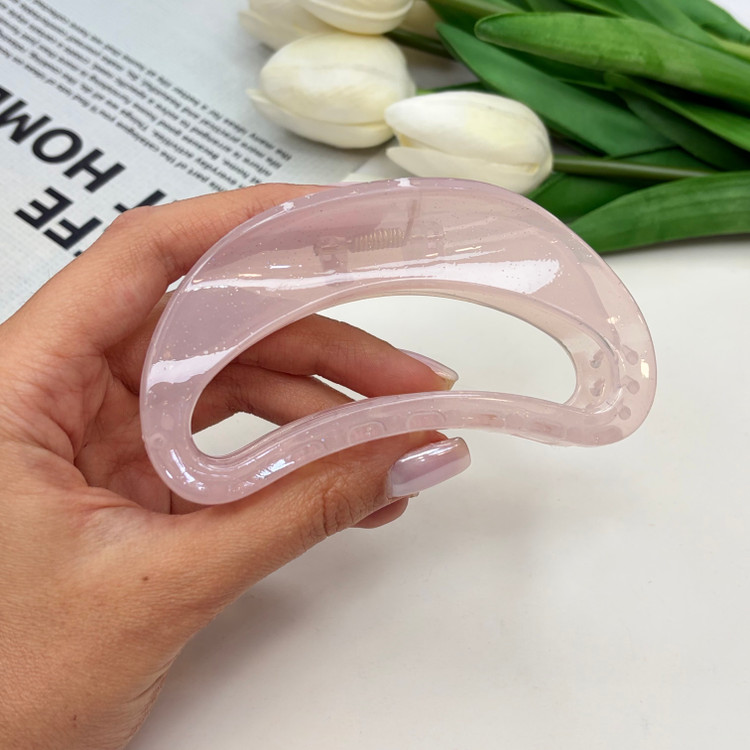 کلیپس نیم دایره هلالی شاین براق بوفینی10cm