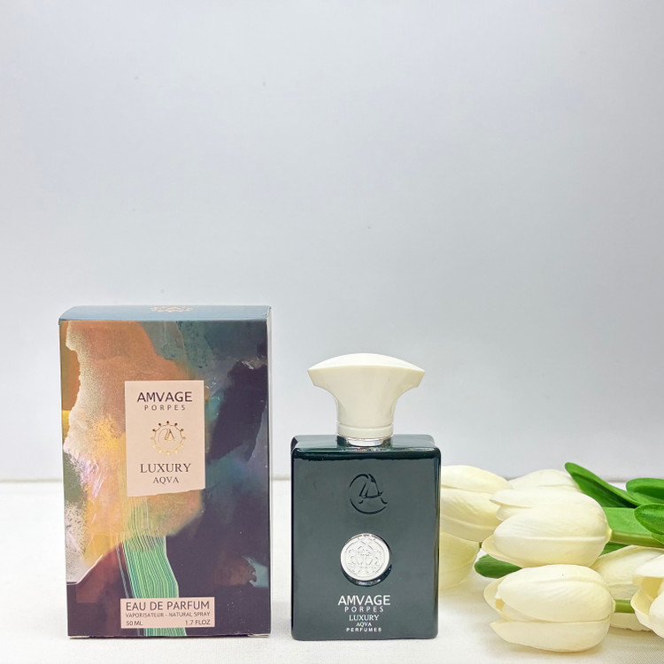 ادکلن مردانه لاکچری آکوا مدل آمواج پرپس AMVAGE PORPES حجم ۵۰میل برند لاکچری آکوا LUXIRY AQVA
