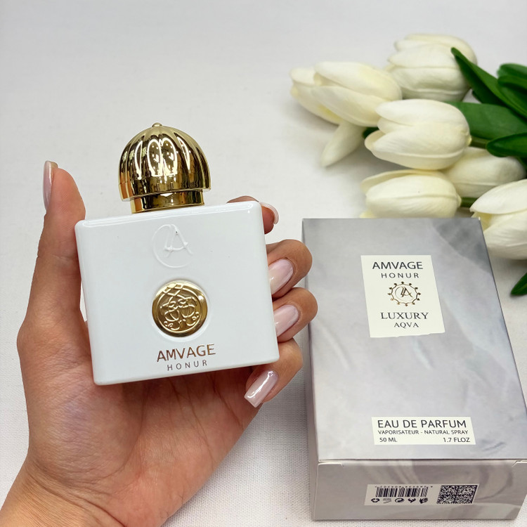 ادکلن آمواج AMVAGE HONURحجم ۵۰میل برند لاکچری آکوا LUXIRY AQVA