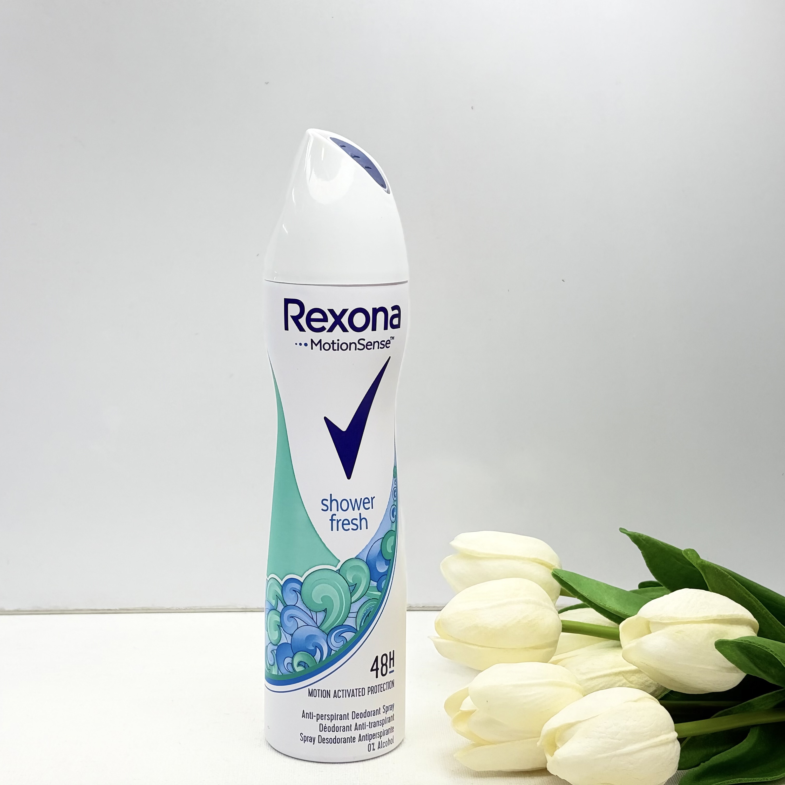 اسپری دئودرانت بدن مدل shower fresh بدون الکل با ماندگاری ۴۸ساعت۲۰۰میل