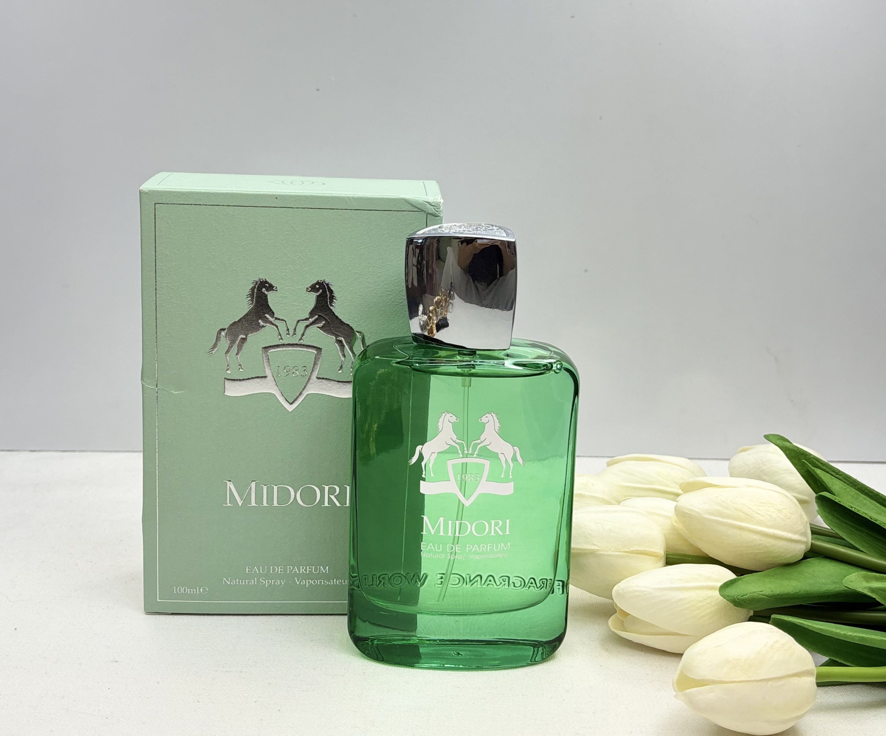 ادکلن مدل Midori رایحه خاص و اسپرت مردانه با ماندگاری زیاد ۱۰۰ میل مارلی سبز
