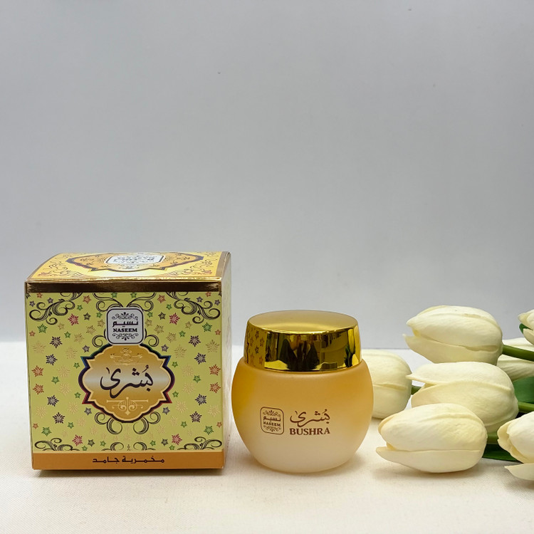 مخمریه جامد عطر کرمی رایحه بشری ۲۵میل عطر روغنی ماندگاری بالا استفاده مو و بدن حتی نقاط حساس