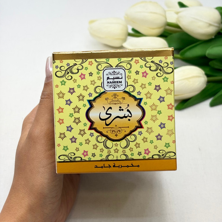 مخمریه جامد عطر کرمی رایحه بشری ۲۵میل عطر روغنی ماندگاری بالا استفاده مو و بدن حتی نقاط حساس