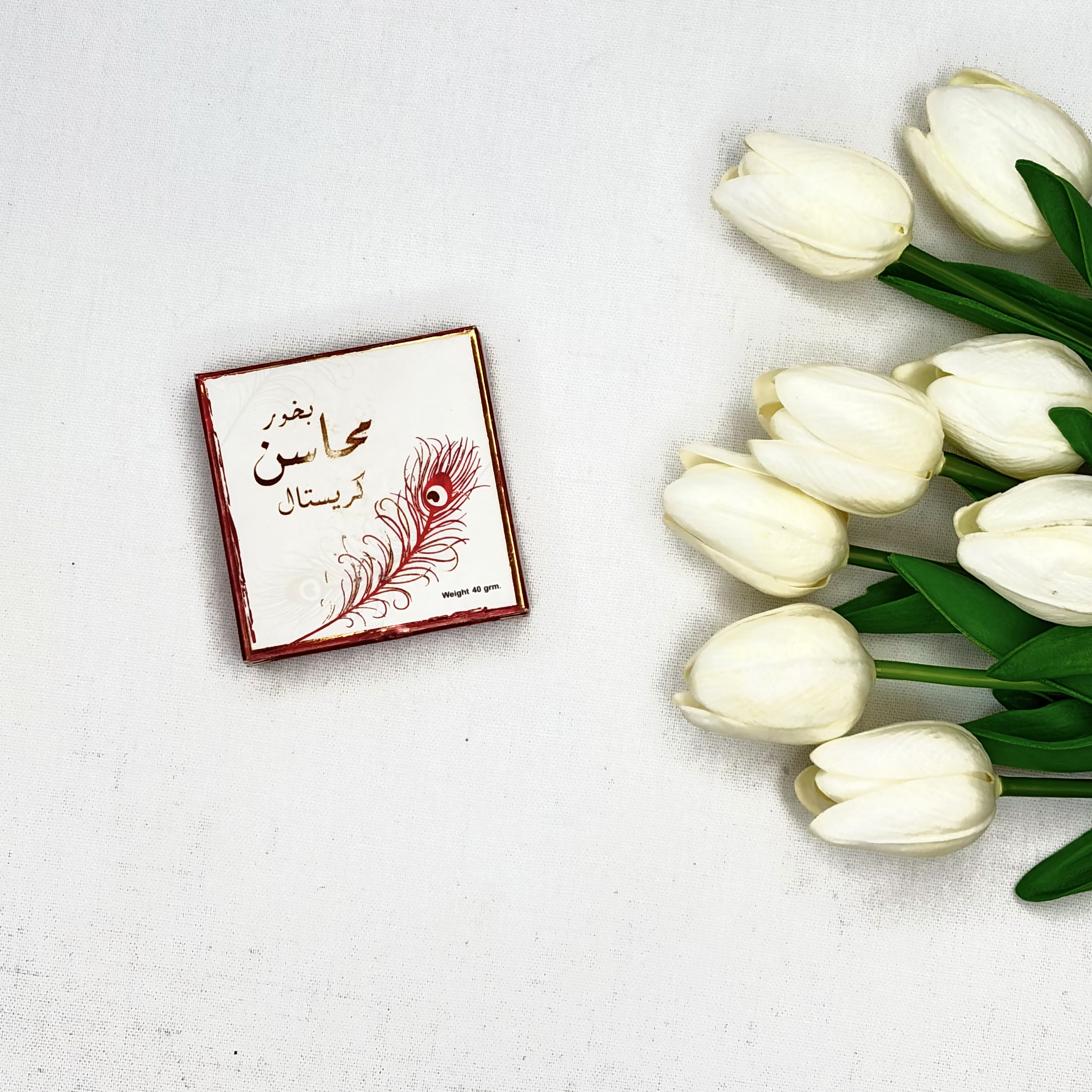 بخور عربی ذغال سوز رایحه محاسن ۴۰گرم