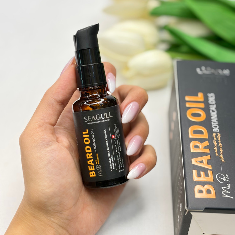 روغن تقویت کننده و نرم کننده موی صورت آقایان سی گل مناسب انواع ریش ۳۰میل
