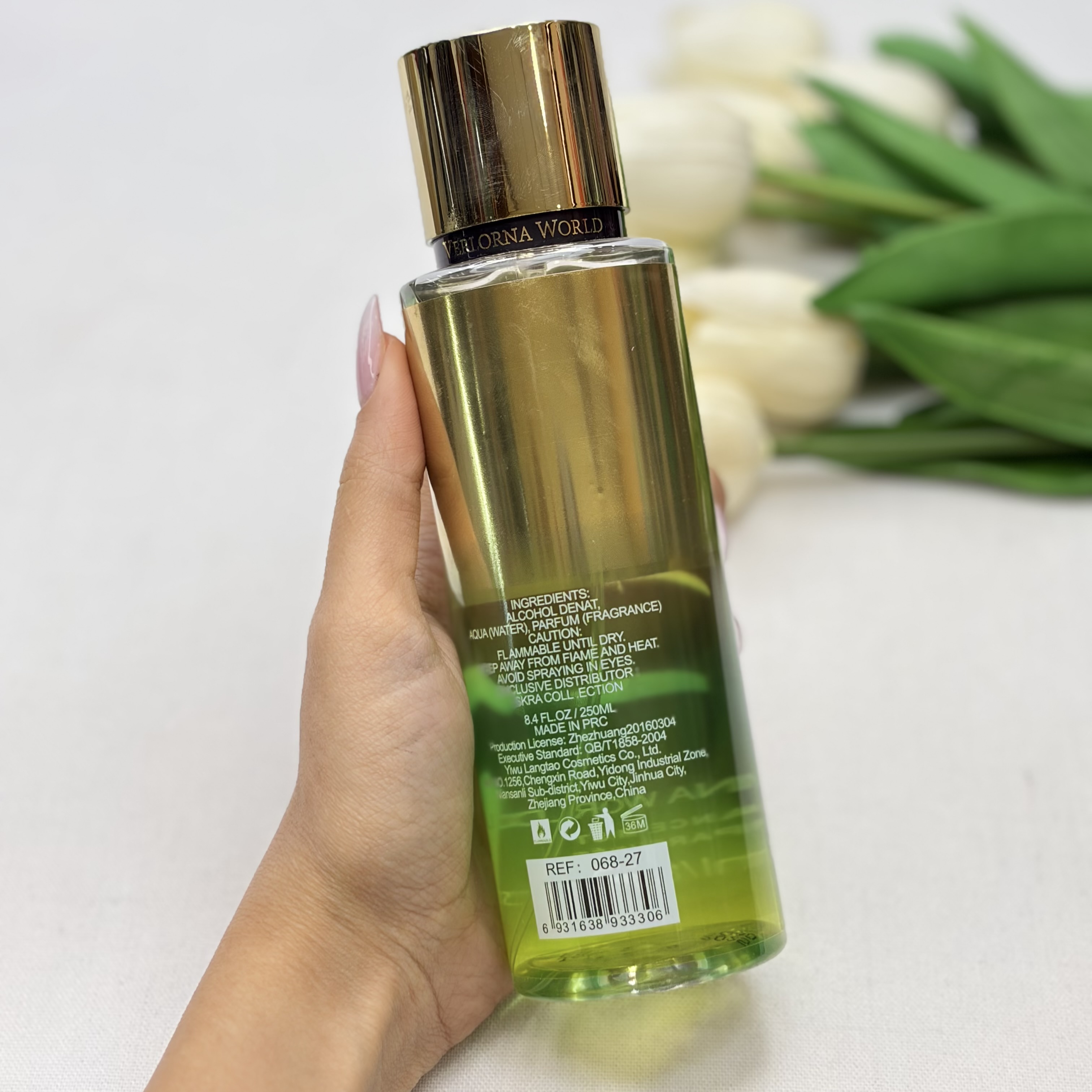بادی اسپلش و بادی میست ویکتوریا مدل BAISE VANILLA حجم ۲۵۰میل