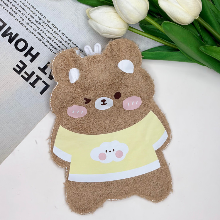 کیسه آب گرم فانتزی طرح خرسی تدی رنگ قهوه ای