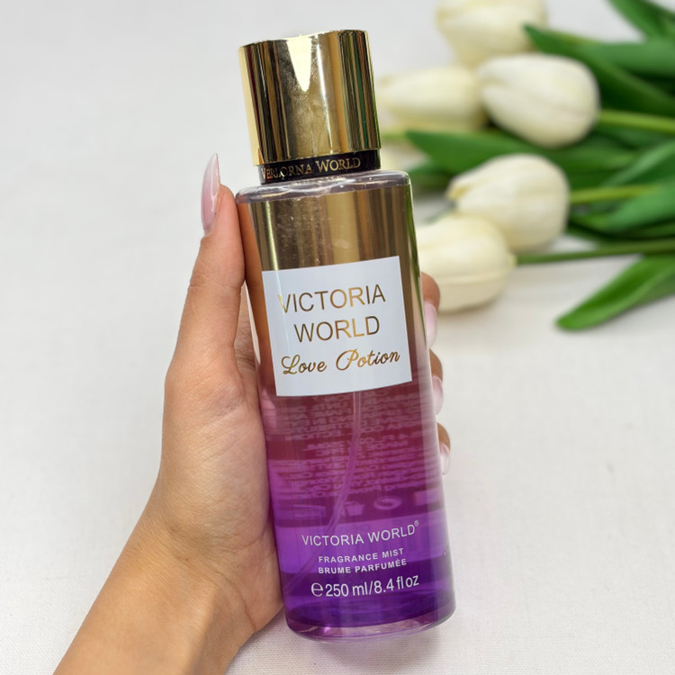 بادی اسپلش و بادی میست ویکتوریا مدل LOVE POTION حجم ۲۵۰میل