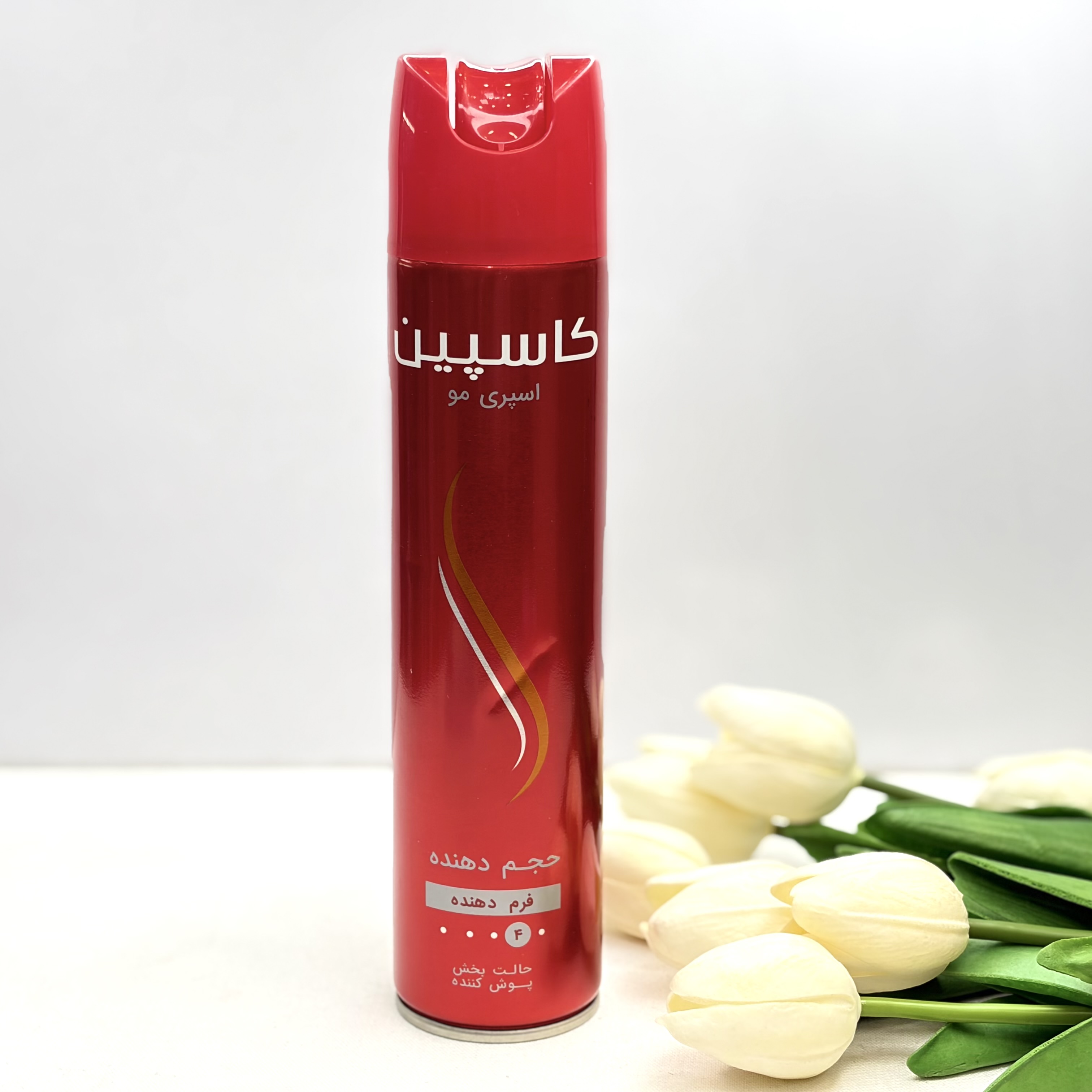 اسپری حالت دهنده مو کاسپین مدل volume حجم 250 میلی‌لیتر، فرم‌دهنده، تثبیت‌کننده حالت مو، حجم‌دهنده، مناسب برای شینیون، دارای رایحه خوش