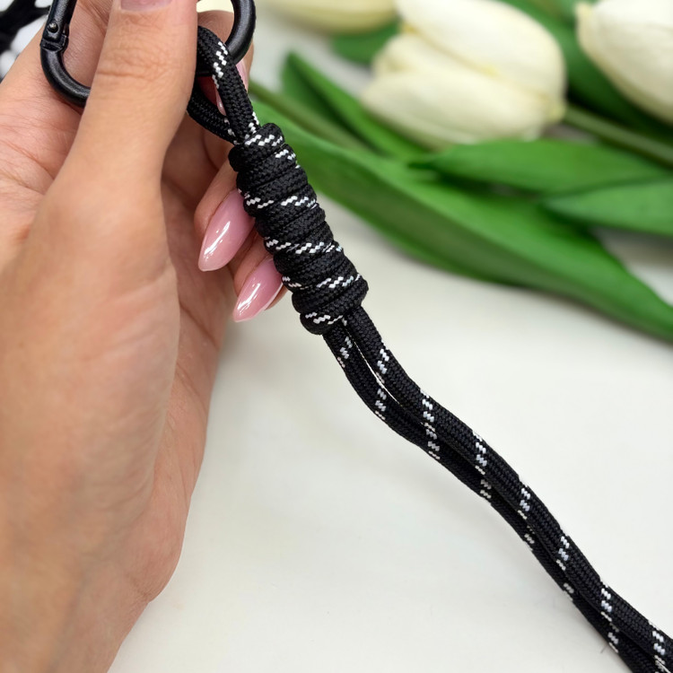 چارم بگ آویز کیف طرح گورخری و آویزدار