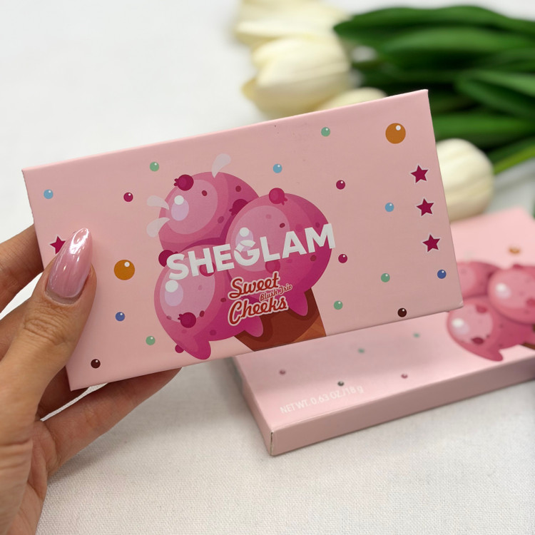 پالت رژگونه و سایه مدل Sweet Cheeks با شماره رنگ 70Enamored، پیگمنت بالا، جلوه رنگ مات و مخملی.پودری.کیفیت اصلی.پلت