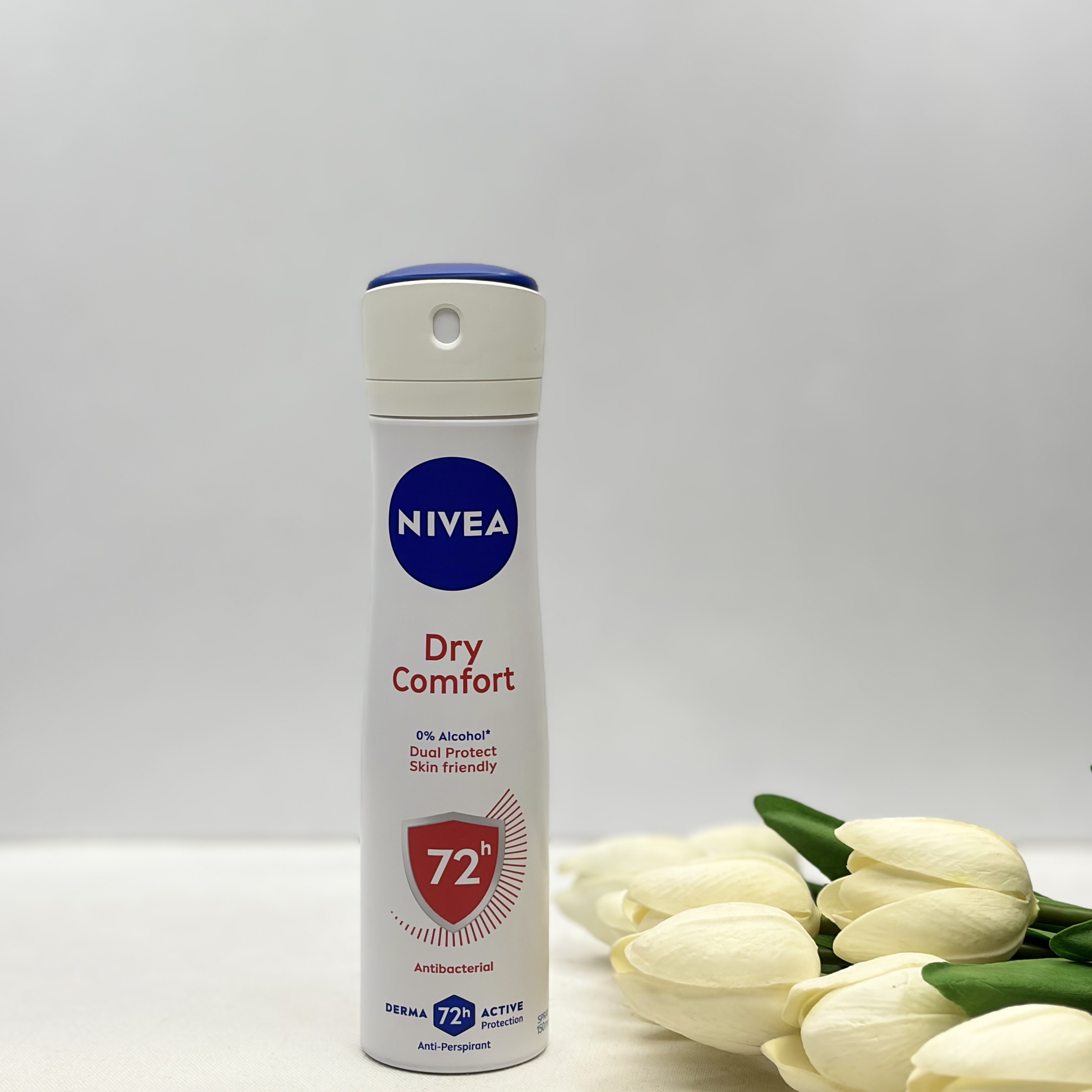 اسپری دئودرانت بدن رایحه DRY COMFORT ماندگاری ۷۲ساعت بدون الکل ۱۵۰ میل