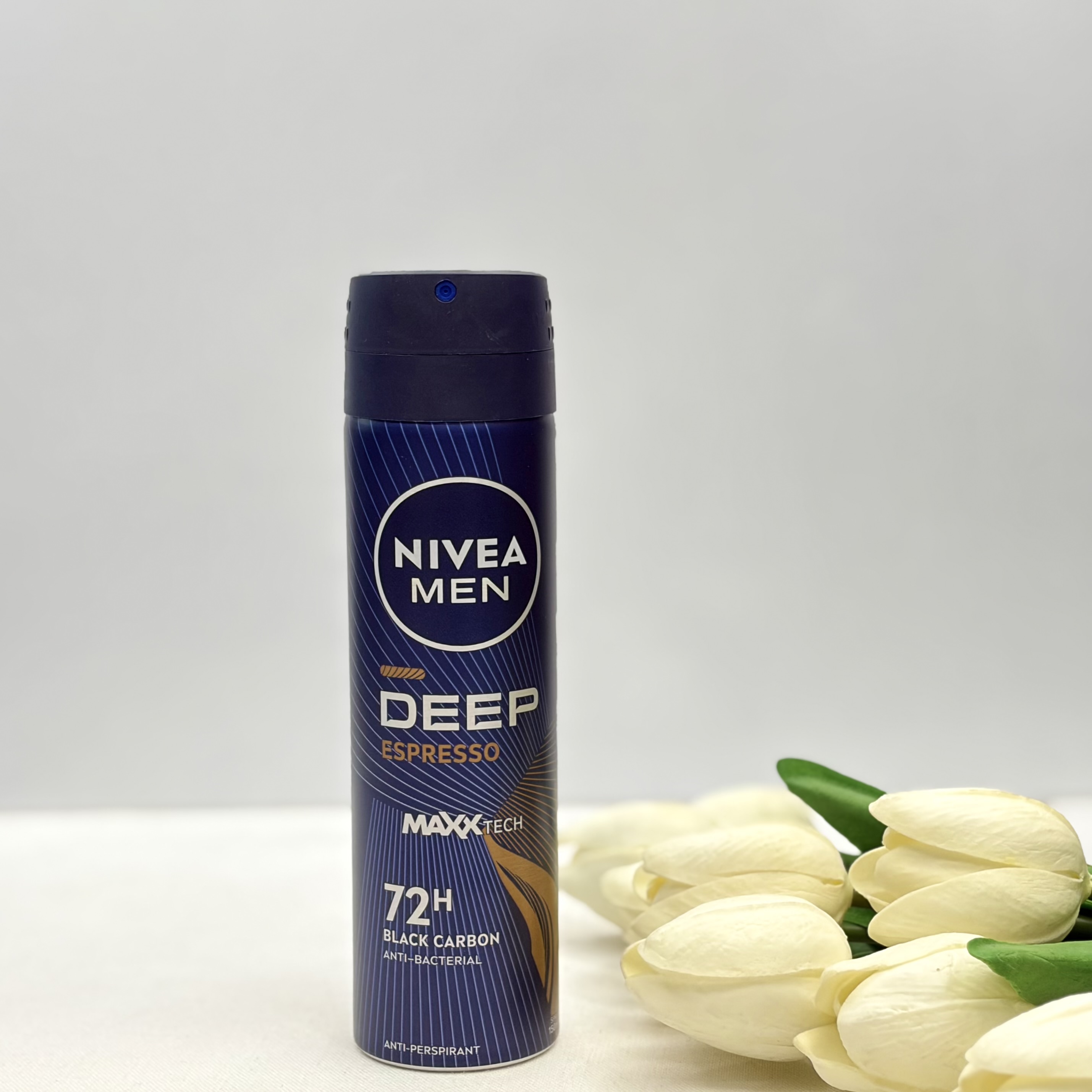 اسپری دئودرانت بدن مردانه رایحه DEEP ESPRESSO ماندگاری72ساعت ۱۵۰میل