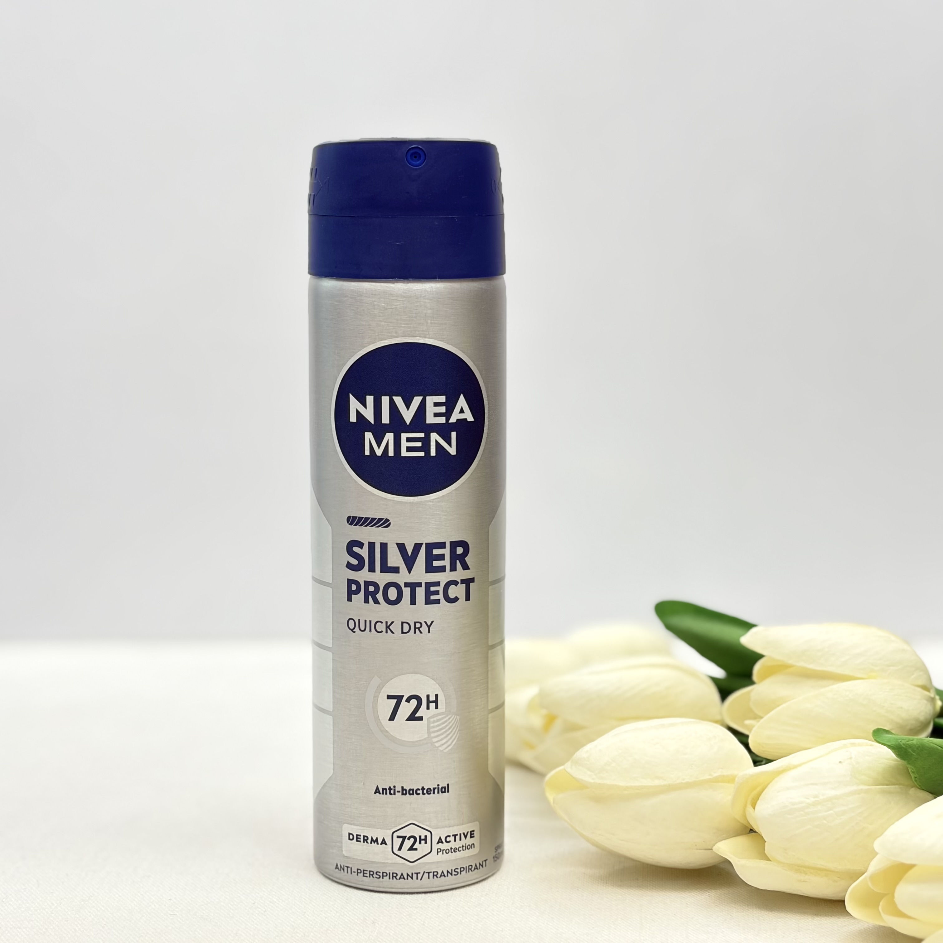 اسپری دئودرانت بدن مردانه رایحه SILVER PROTECT (QUICK DRY)ماندگاری72ساعت ۱۵۰میل