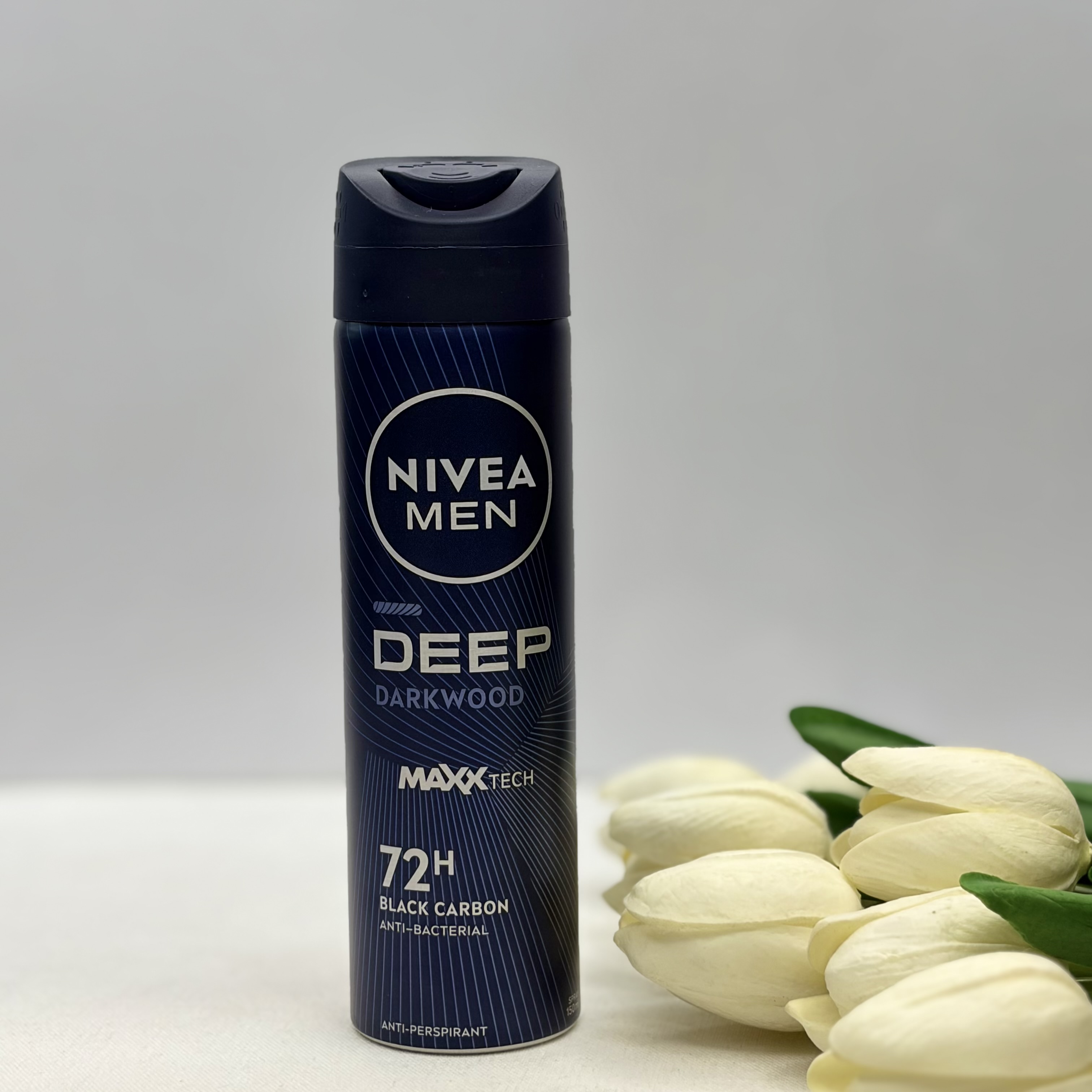 اسپری دئودرانت بدن مردانه رایحه DEEP DARKWOOD ماندگاری72ساعت ۱۵۰میل