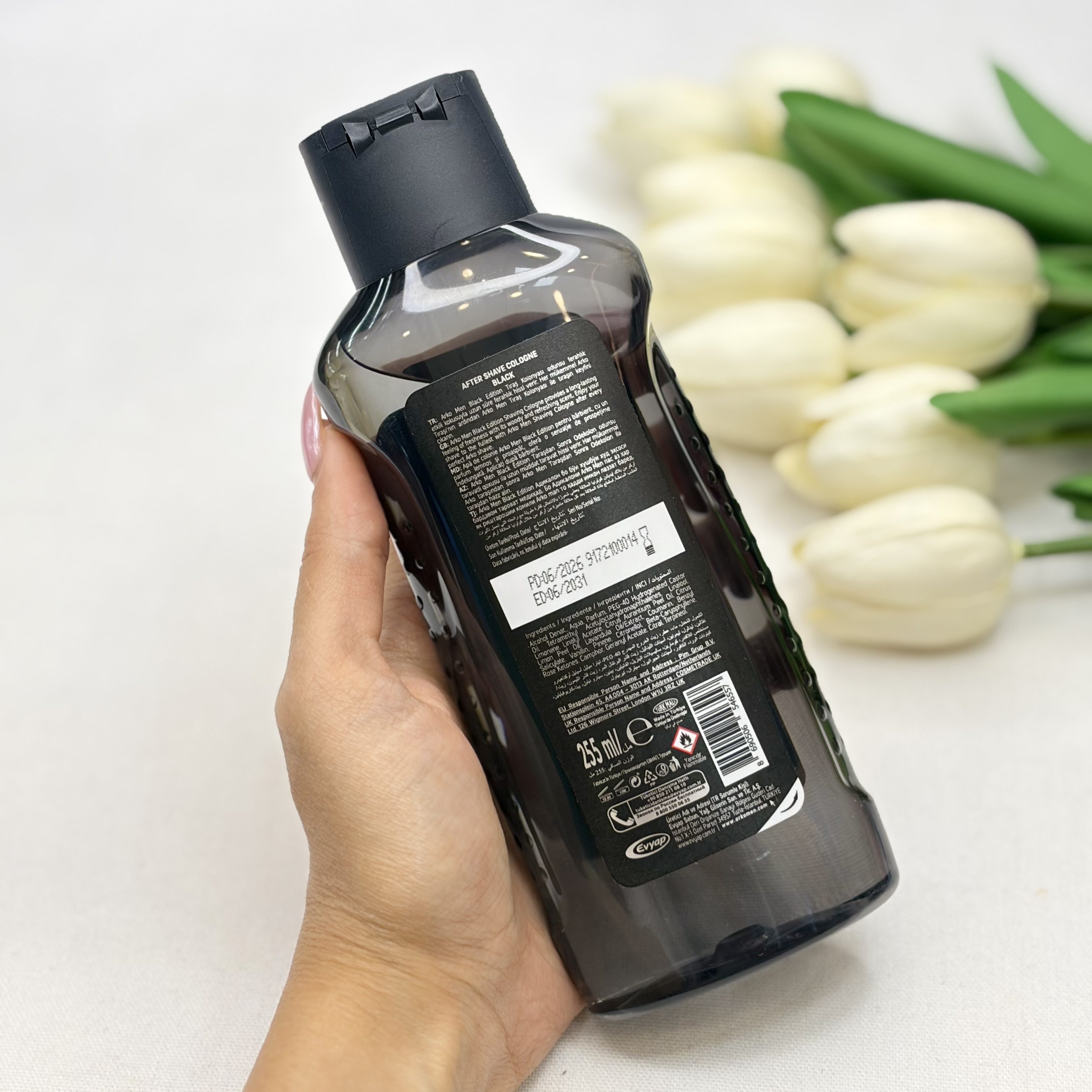 افترشیو صورت آقایان مدل black حجم ۲۵۵میل