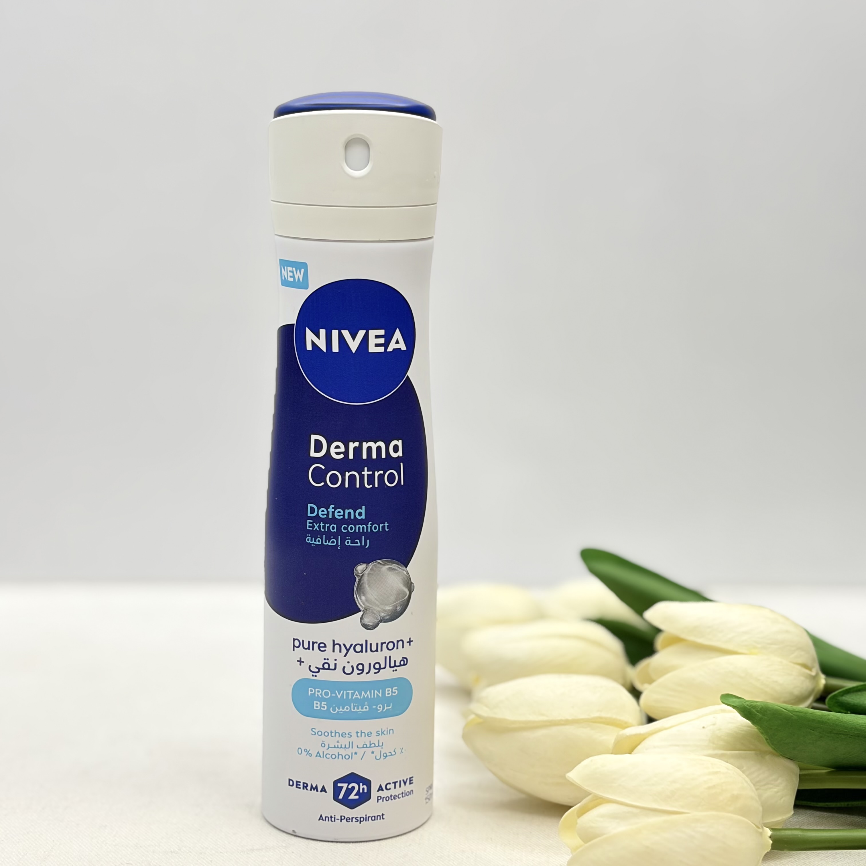 اسپری دئودرانت بدن رایحه DERMA CONTROLمدل Defend ماندگاری ۷۲ساعت بدون الکل ۱۵۰ میل