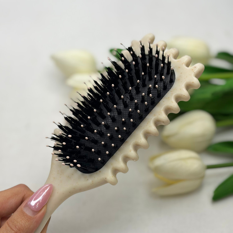 برس دم باریک باونس کرل BOUNCE CURL مستطیل متوسط پشت ساده استایل موی صاف و فر و اکستنشن و گره باز کن کیفیت اصلی
