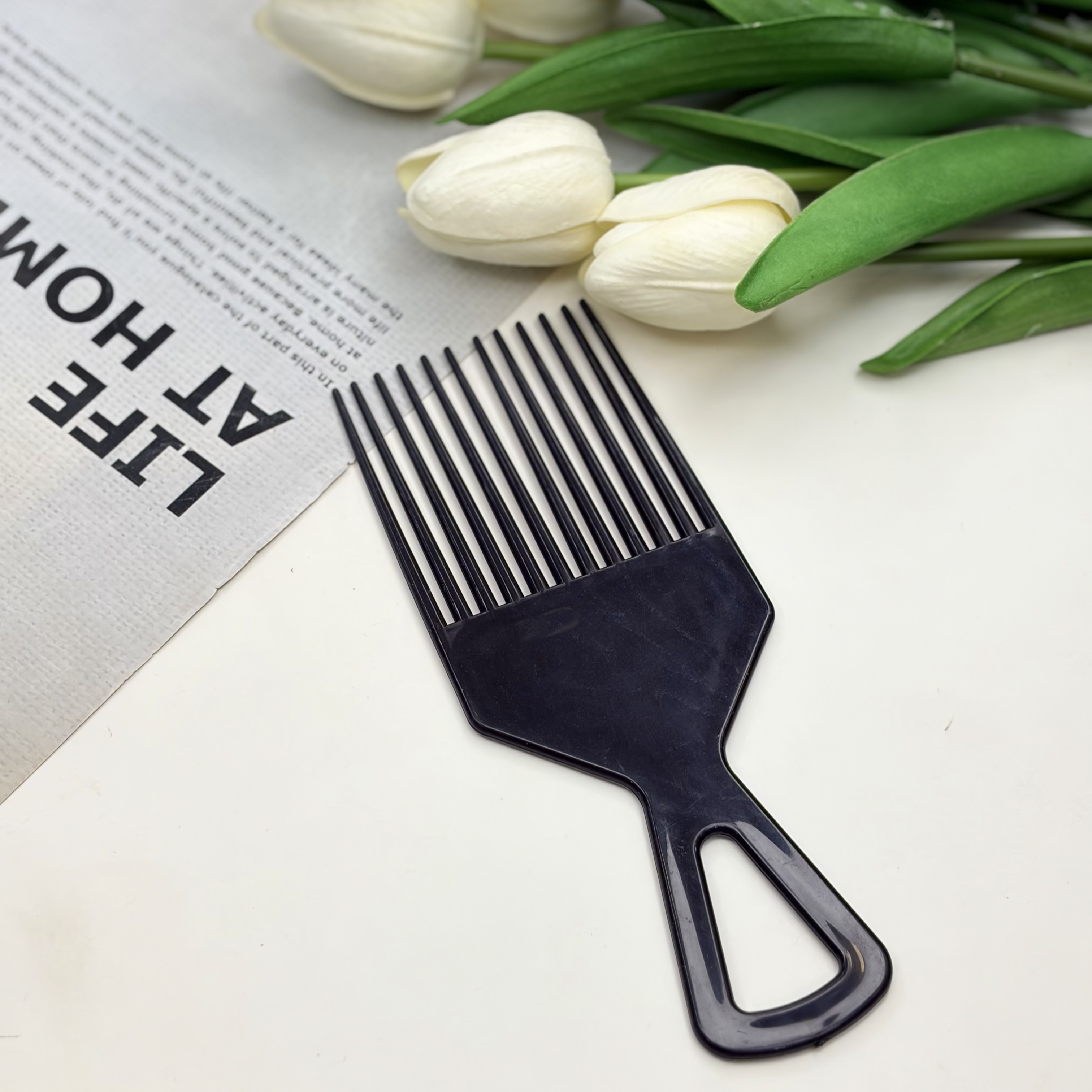 شانه پوش حجم دهنده مو طرح Barber Hair Brush