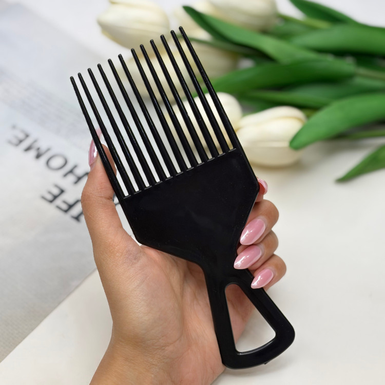 شانه پوش حجم دهنده مو طرح Barber Hair Brush