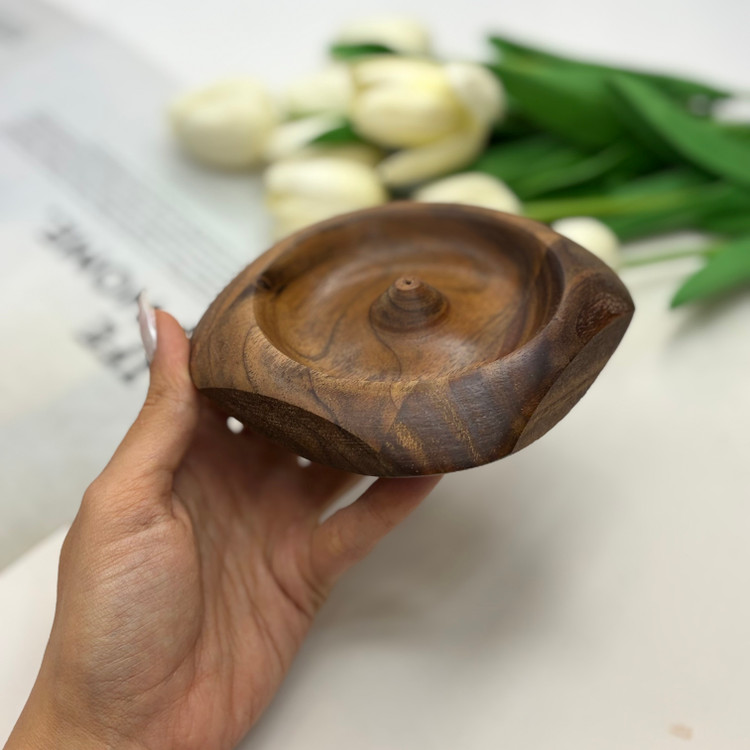 جاعودی چوبی دایره دست ساز چوب گردوطرح 1