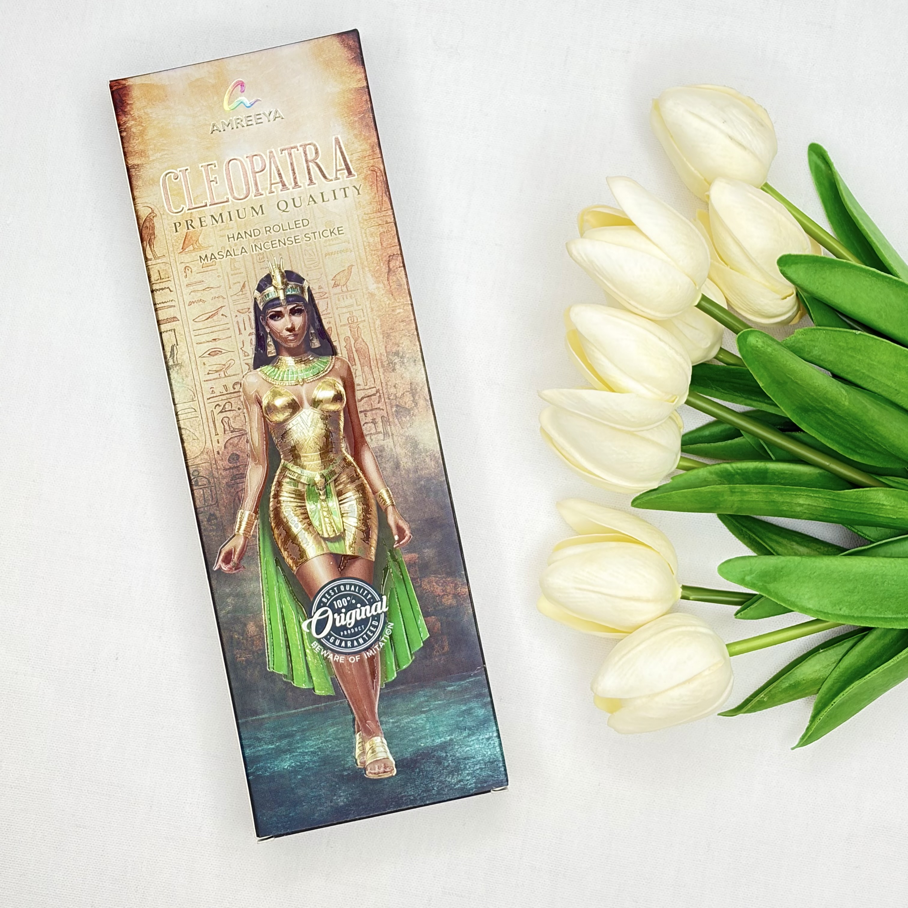 عود دست ساز رایحه CLEOPATRA کلئوپاترا ۵۰ گرمی برند AMREEYA آمریا